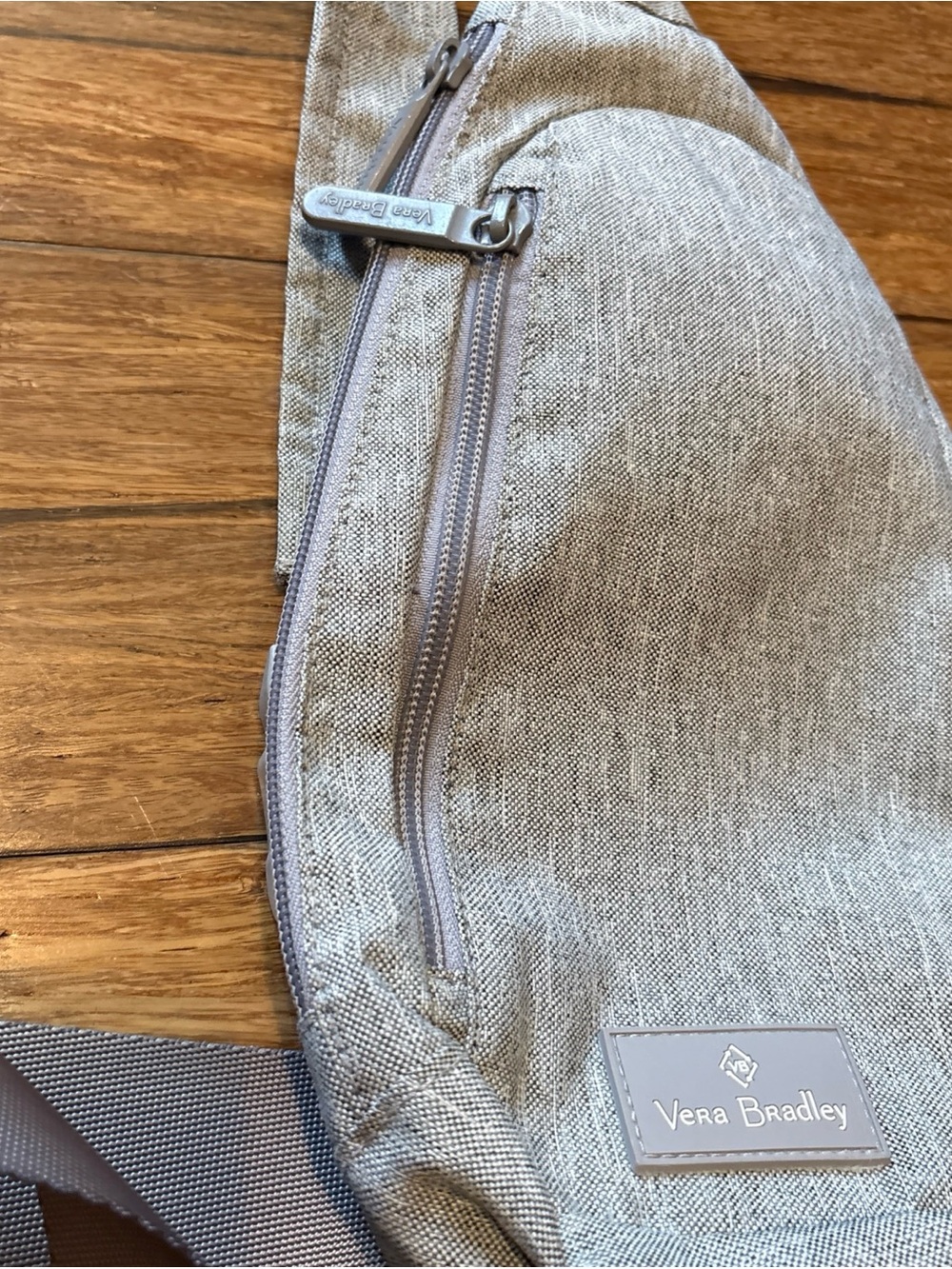 Vera Bradley Lighten Up Essential Sling Backpack Heather Gray - Picture 4 of 8